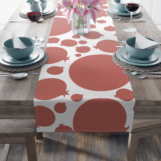 Pomegranate Rosh Hashanah Table Runner