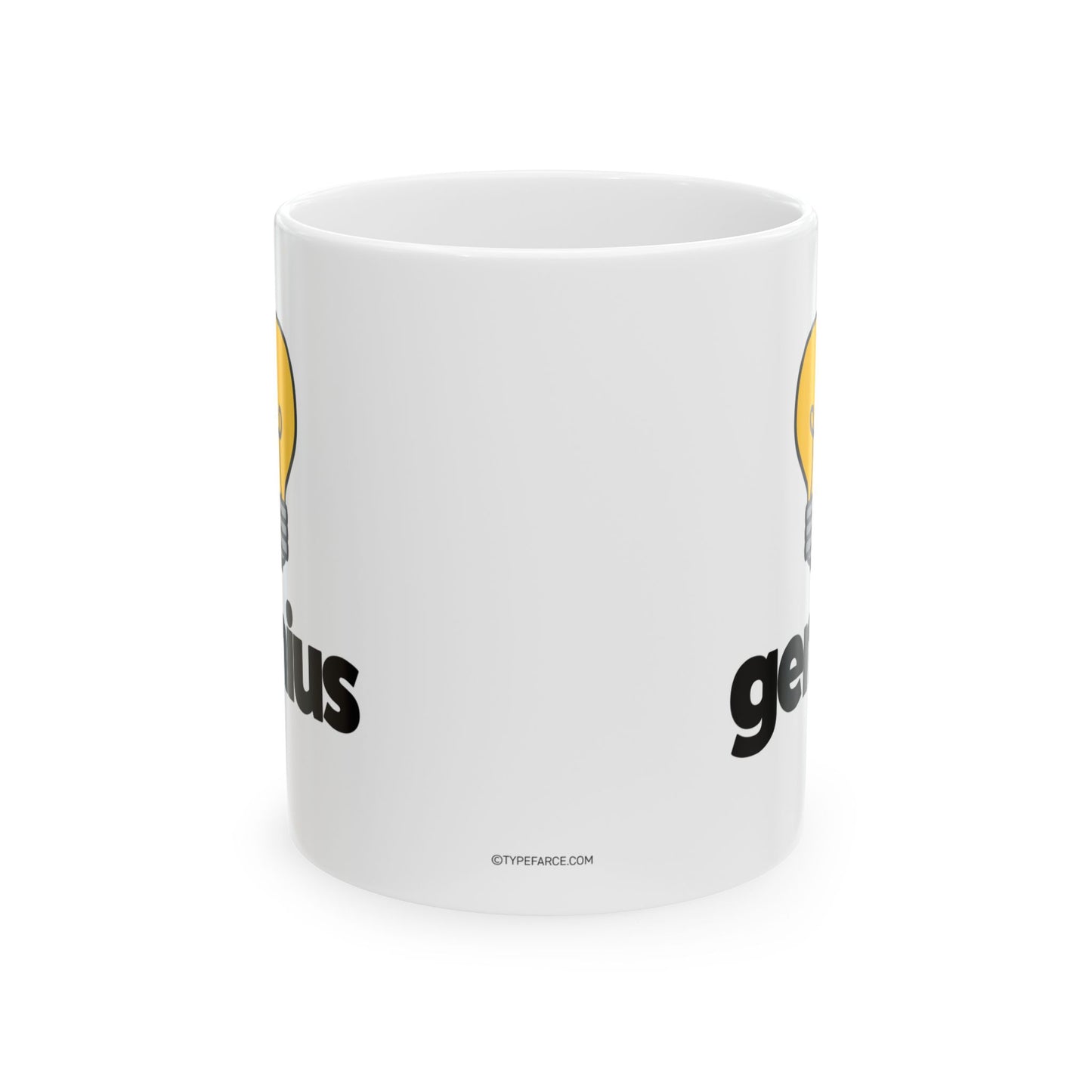 Genius Ceramic Mug, (11oz, 15oz)